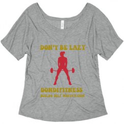 Ladies Flowy Slouchy Tee