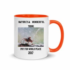 11oz Ceramic Mug with Color Inside