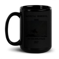 15oz Black Glossy Mug
