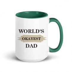 15oz Ceramic Mug with Color Inside