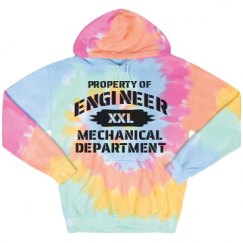 Unisex Tie-Dye Fleece Hoodie