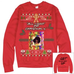 SMACKIN' CHRISTMAS SWEATER (RED)