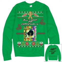 SMACKIN' CHRISTMAS SWEATER (GREEN)