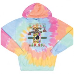 Unisex Tie-Dye Fleece Hoodie