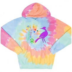Unisex Tie-Dye Fleece Hoodie