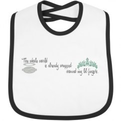 Infant Contrast Trim Bib