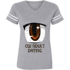 Ladies Relaxed Fit Vintage Sports Tee