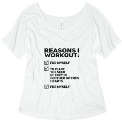 Ladies Flowy Slouchy Tee