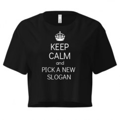 Ladies Festival Cali Crop Top Tee