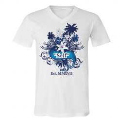 SB Tropic T Shirt White Navy
