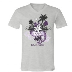 SB Tropic T Shirt Gray Purple