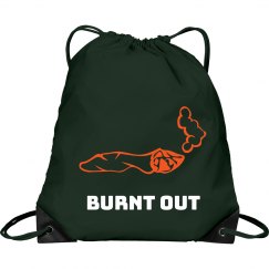 Burnt out drawstring backpack 