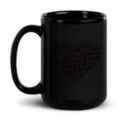 15oz Black Glossy Mug