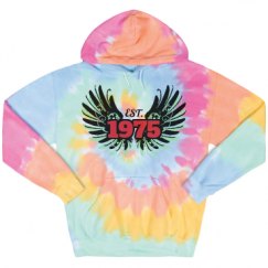 Unisex Tie-Dye Fleece Hoodie