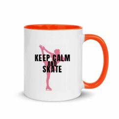 11oz Ceramic Mug with Color Inside