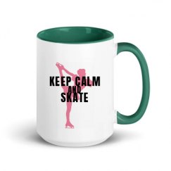 15oz Ceramic Mug with Color Inside