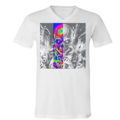 Unisex V-Neck Jersey Tee