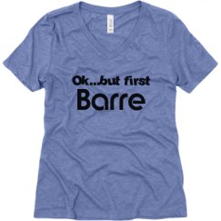 Ladies Relaxed Fit Super Soft Triblend V-Neck Tee
