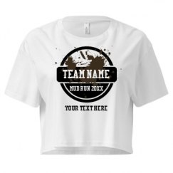 Ladies Festival Cali Crop Top Tee