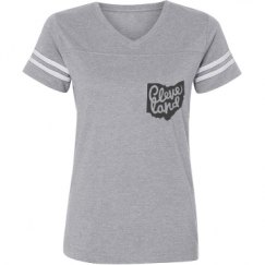 Ladies Relaxed Fit Vintage Sports Tee