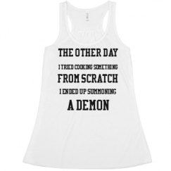 Ladies Flowy Racerback Tank