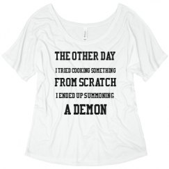 Ladies Flowy Slouchy Tee