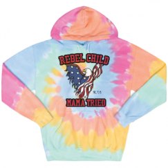 Unisex Tie-Dye Fleece Hoodie