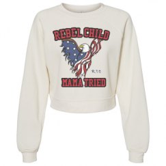 Women's Raglan Pullover Fleece