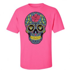 Unisex Ultra Cotton Safety Neon Crewneck Tee