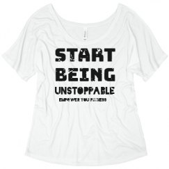 Ladies Flowy Slouchy Tee