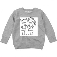 Toddler Crewneck Basic Promo Sweatshirt