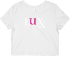 Ladies Slim Fit Crop Top Tee