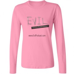 Ladies Relaxed Fit Basic Long Sleeve Tee