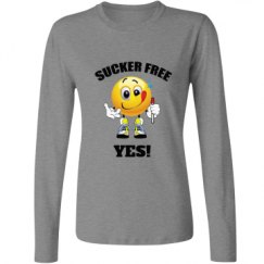 Ladies Relaxed Fit Basic Long Sleeve Tee