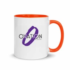 11oz Ceramic Mug with Color Inside