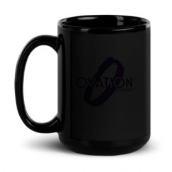 15oz Black Glossy Mug