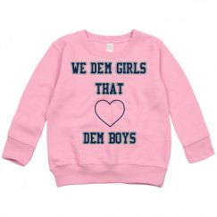Toddler Crewneck Basic Promo Sweatshirt