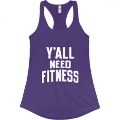 Ladies Slim Fit Racerback Tank Top