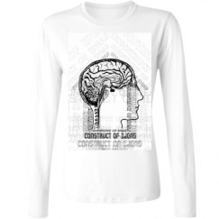 Ladies Relaxed Fit Basic Long Sleeve Tee