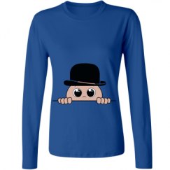 Ladies Relaxed Fit Basic Long Sleeve Tee