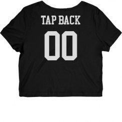 Ladies Slim Fit Crop Top Tee