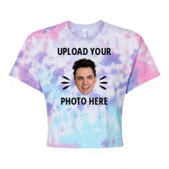 Women's Tie Dye Crop Top Tee