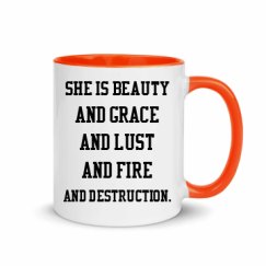 11oz Ceramic Mug with Color Inside