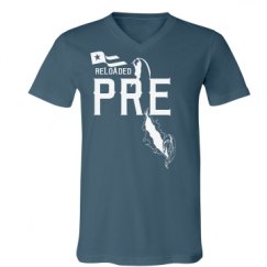 Unisex V-Neck Jersey Tee