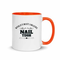 11oz Ceramic Mug with Color Inside
