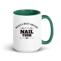 15oz Ceramic Mug with Color Inside