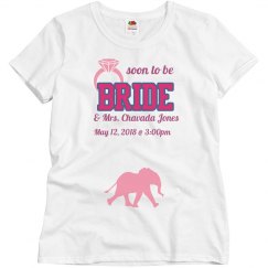 Chavada bride to be shirt grey fruit of the loom