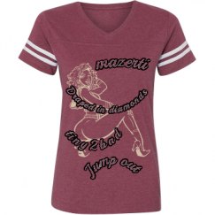 Ladies Relaxed Fit Vintage Sports Tee