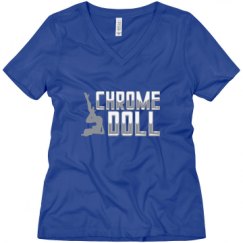 Ladies Relaxed Fit V-Neck Tee