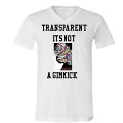 Unisex V-Neck Jersey Tee